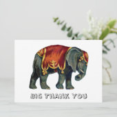 ヴィンテージサーカスが象サーカスを演じる。 サンキューカード (スタンド正面)