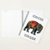 ヴィンテージサーカスが象サーカスを演じる。 プランナー手帳 (ディスプレー)