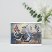 ヴィンテージサーカスのトラペーズ馬アリーナ ポストカード (スタンド正面)