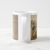 ヴィンテージサーカスのポスターがパレードのフロートを示す ジャンボコーヒーマグカップ (裏面)