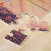 ヴィンテージサーカスのポスター高線アクロバットを示す ジグソーパズル (側面)