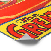 ヴィンテージサーカスのポスター高線アクロバットを示す ポスター (角)