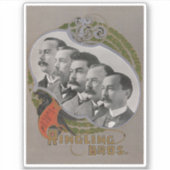 ヴィンテージサーカスのポスター シール (正面)