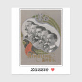 ヴィンテージサーカスのポスター シール (シート)