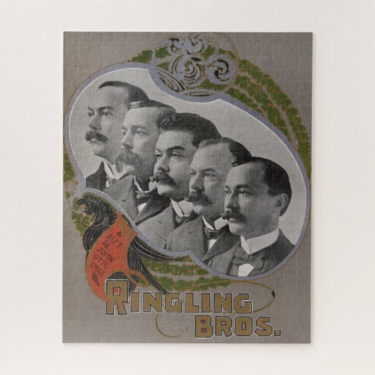 ヴィンテージサーカスのポスター ジグソーパズル (縦)