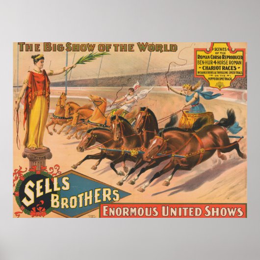 ヴィンテージサーカスのポスター ポスター (正面)