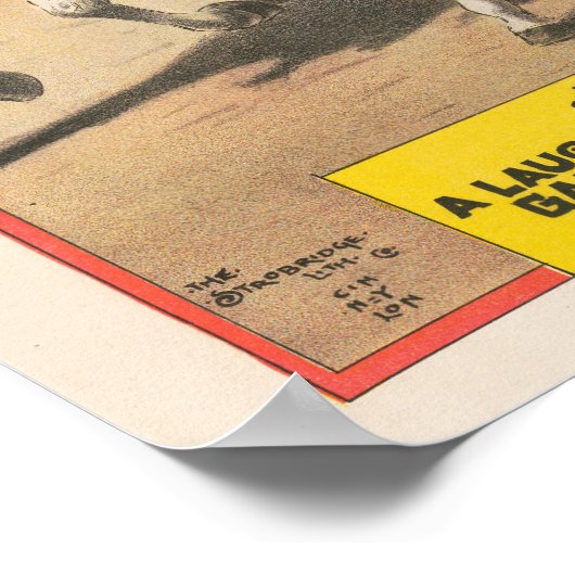 ヴィンテージサーカスのポスター、モンキー駆動コーチ ポスター (角)