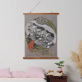 ヴィンテージサーカスのポスター 吊り下げ型タペストリー (寝室)