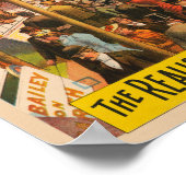 ヴィンテージサーカスの動物とパフォーマーのポスター ポスター (角)