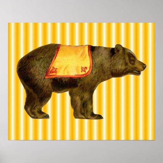 ヴィンテージサーカスの熊 ポスター (正面)