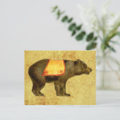 ヴィンテージサーカスの熊 ポストカード (スタンド正面)