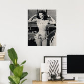 ヴィンテージサーカスの筋肉の女の子フォトポスター ポスター (ホームオフィス)