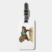 ヴィンテージサーカスの馬 ラゲッジタグ (正面縦)