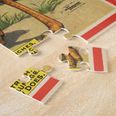 ヴィンテージサーカスはダチョウと大きな鳥を示している。 ジグソーパズル (側面)