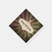 ヴィンテージサーカスをテーマにした誕生日パーティー スタンダードカクテルナプキン (角)