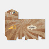 ヴィンテージサーカスをテーマにした誕生日パーティー フェイバーボックス (折り畳みなし)