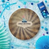 ヴィンテージサーカスをテーマにした誕生日パーティー ペーパープレート (パーティー)