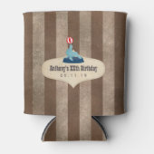 ヴィンテージサーカスをテーマにした誕生日パーティー 缶クーラー (正面)