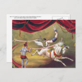 ヴィンテージサーカスアート ポストカード (正面/裏面)