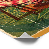 ヴィンテージサーカスイラストレーションアートオールドアンティーク ポスター (角)