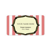 ヴィンテージサーカスインスパイア住所 シール (正面)