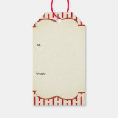 ヴィンテージサーカスエレファント誕生日 ギフトタグ (裏面)