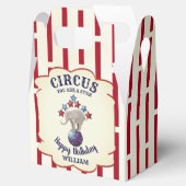ヴィンテージサーカスエレファント誕生日 フェイバーボックス (オープン)