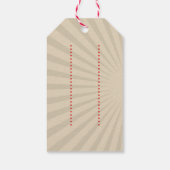 ヴィンテージサーカスギフトラベル ギフトタグ (裏面)