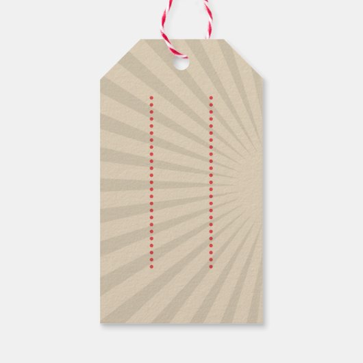 ヴィンテージサーカスギフトラベル ギフトタグ (裏面)