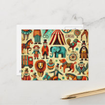 ヴィンテージサーカスコラージュ