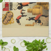 ヴィンテージサーカスサイドショーポスター キッチンタオル (折り畳み)