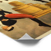 ヴィンテージサーカスサイドショーポスター ポスター (角)