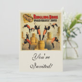 ヴィンテージサーカスサイドショーポスター 招待状 (スタンド正面)