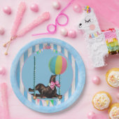 ヴィンテージサーカスシールパーティープレート ペーパープレート (パーティー)