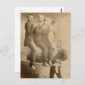 ヴィンテージサーカスストロングマン ポストカード (正面/裏面)