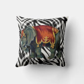 ヴィンテージサーカスゾウ クッション (裏面)