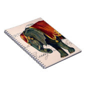 ヴィンテージサーカスゾウ ノートブック (右側)