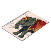 ヴィンテージサーカスゾウ ノートブック (左側)