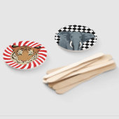 ヴィンテージサーカスタイガーと象のファン ハンドファン (組立なし)