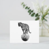 ヴィンテージサーカスタイガーギフト ポストカード (スタンド正面)