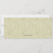 ヴィンテージサーカスチケット誕生日パーティーの招待 招待状 (裏面)