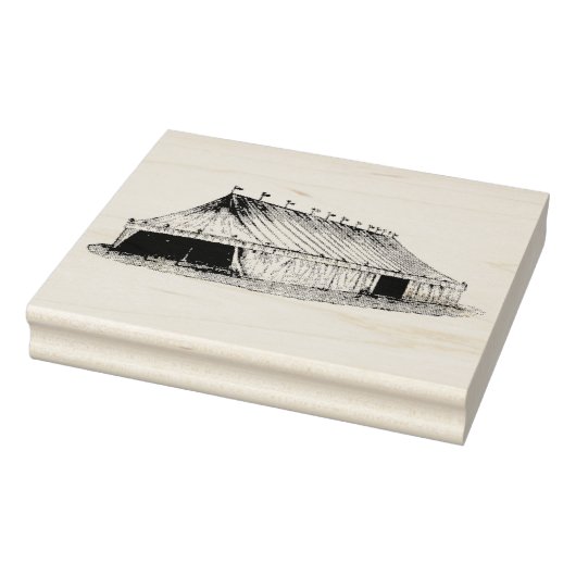 ヴィンテージサーカステントラバーアートスタンプ ラバースタンプ (スタンプ)