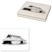 ヴィンテージサーカステントラバーアートスタンプ ラバースタンプ (押印)