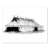 ヴィンテージサーカステントラバーアートスタンプ ラバースタンプ (インプリント)