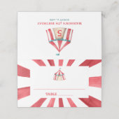 ヴィンテージサーカステント誕生日パーティー プレイスカード (外部開封)