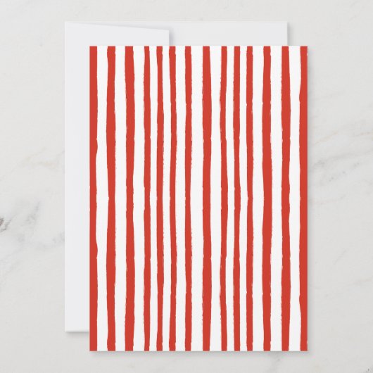 ヴィンテージサーカステーマ子供の誕生日招待状 招待状 (裏面)