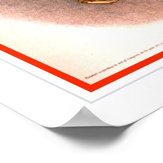 ヴィンテージサーカストラペゼパフォーマー ポスター (角)