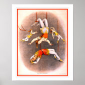 ヴィンテージサーカストラペゼパフォーマー ポスター (正面)