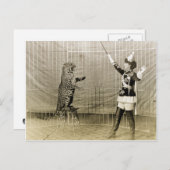 ヴィンテージサーカストレーナー ポストカード (正面/裏面)