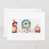 ヴィンテージサーカスバレンタイン シーズンポストカード (正面/裏面)